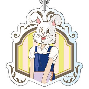 ガイコツ書店員 本田さん アクリルキーホルダー ラビットヘッド