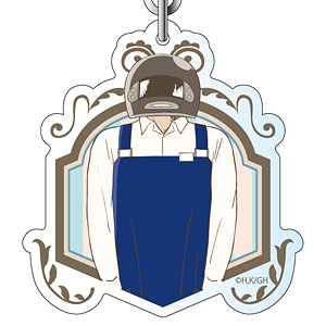 ガイコツ書店員 本田さん アクリルキーホルダー フルフェイス