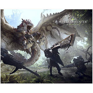 モンスターハンター：ワールド F3キャンパスアート キーアートA