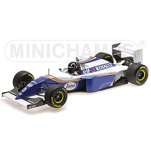 1/18 ウィリアムズ ルノー FW16 デーモン・ヒル ブラジルGP 1994 2位入賞[ミニチャンプス]【送料無料】《在庫切れ》