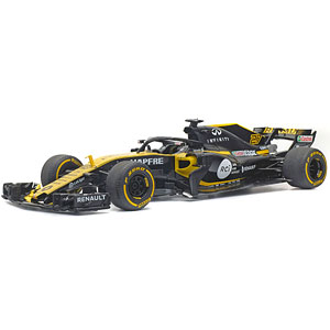 1/18 ルノー R.S.18 ラウンチバージョン（ブラック/イエロー）