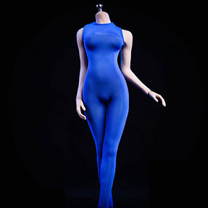 1/6 ボディスーツ ブルー ノンスリーブ (ドール用)