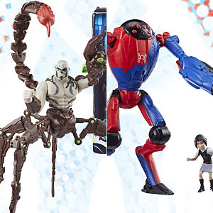 スパイダーマン：スパイダーバース ハズブロ アクションフィギュア 6インチ「デラックス」ウェーブ1　4個入りカートン