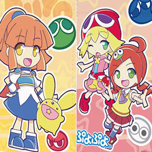 たて型iPhoneケース「ぷよぷよ」02/アルル＆アミティ＆りんご(SD