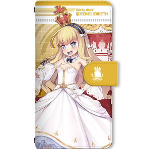 アズールレーン ブックスタイルスマホケース Mサイズ Ver.4 デザイン04(クイーン・エリザベス)