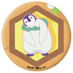 おこしやす、ちとせちゃん 缶バッジ 茶