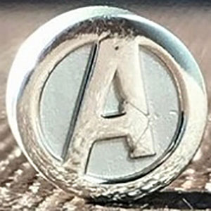 アベンジャーズ インフィニティ・ウォー/ アベンジャーズ ロゴ 925 スターリングシルバー ビード