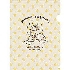 星のカービィ プププ・フレンズ クリアファイル (1)あめふり