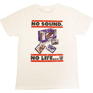 トランスフォーマー/ サウンドウェーブ 復刻 Tシャツ TF-RS-N15 ホワイト レディース サイズL