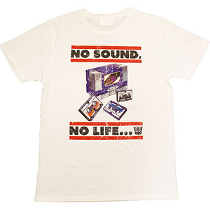 トランスフォーマー/ サウンドウェーブ 復刻 Tシャツ TF-RS-N15 ホワイト メンズ サイズXL