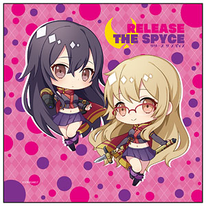 RELEASE THE SPYCE マイクロファイバー 石川五恵＆青葉初芽 デフォルメver.