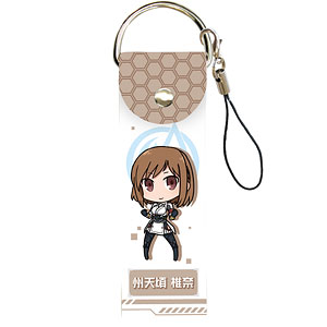 ビッグレザーストラップ「アリス・ギア・アイギス」11/州天頃椎奈(ミニキャラ)