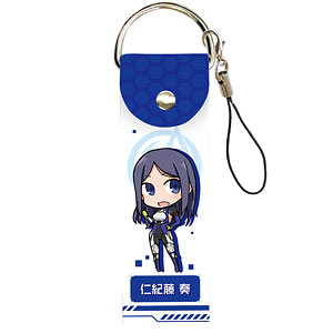 ビッグレザーストラップ「アリス・ギア・アイギス」12/仁紀藤奏(ミニキャラ)