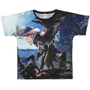 モンスターハンター：ワールド フルグラフィックTシャツ 火竜 XL