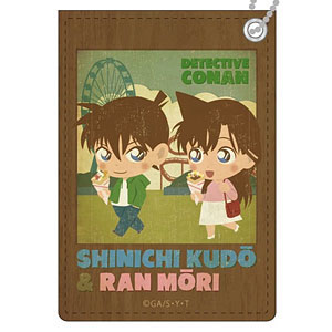 名探偵コナン ビンテージポップ パスケース 新一・蘭