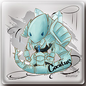 オーバーロードIII スクエア缶バッジ コキュートス