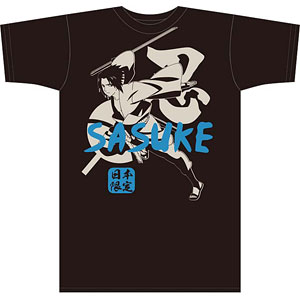 NARUTO -ナルト- 疾風伝 日本限定ボトルTシャツ サスケ 黒 M[マックス 