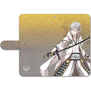 刀剣乱舞-ONLINE- 手帳型モバイルフォンケース(フリーサイズ)25：鶴丸国永
