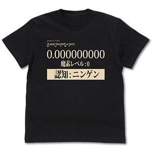 転生したらスライムだった件 魔素：0 ニンゲンに見えるTシャツ/BLACK-S