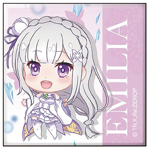 Re：ゼロから始める異世界生活 スクエア缶バッジ エミリア