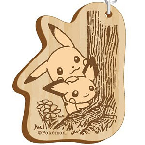 ポケットモンスター セピアグラフィティ 木製キーホルダー サプライズ