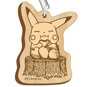 ポケットモンスター セピアグラフィティ 木製キーホルダー ランチタイム