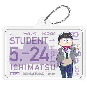 えいがのおそ松さん PIICA(ピーカ)+クリアパスケース 一松