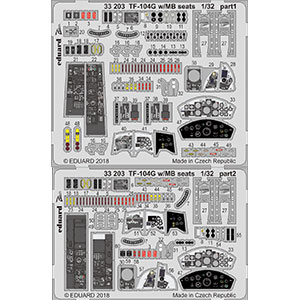 1/32 TF-104G ズームエッチングパーツ (ロッキードC2型射出座席