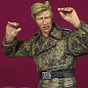 1/35 WWII 独 SSドイツ武装親衛隊 投降に応じて手を上げるドイツSS戦車兵 1944-45