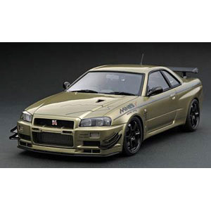 イグニッションモデルSkyline GT-R Mine's (R34) ホワイト 1/43 Nissan Skyline GT-R Mine's (R34) White[イグニッション