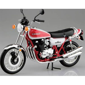 1/12 完成品バイク KAWASAKI 750RS(Z2) 赤白カラー