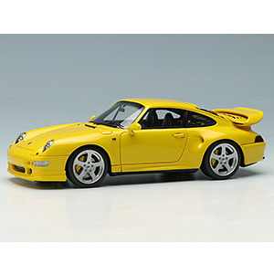 ポルシェ 911ターボS 993　ミニカー 1/43 ポルシェ911(993) ターボS 1996 ディープグリーン[メイク