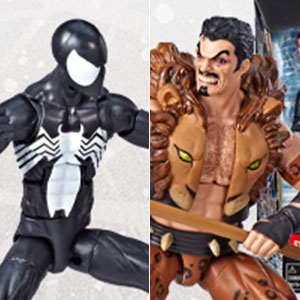 マーベル・コミック アクションフィギュア レジェンド スパイダーマン(ブラック・コスチューム)＆クレイヴン