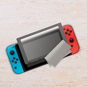 ブルーライトカットエッジプロテクションガラスフィルム ガンメタリック (Switch用)