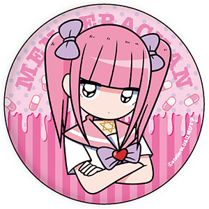 缶バッジ「病みカワ戦士 メンヘラチャン」03/ゆめカワチャン[A3]《在庫