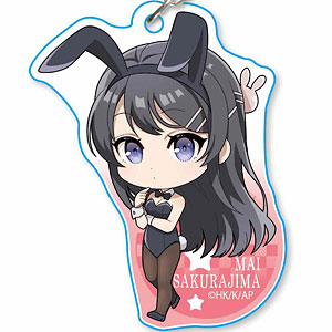 てくトコアクリルキーホルダー 青春ブタ野郎はバニーガール先輩の夢を見ない 桜島麻衣(バニーガールver.)