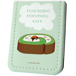 レザーフセンブック「不思議のもふもふカフェ」01/抹茶のことりロールケーキ