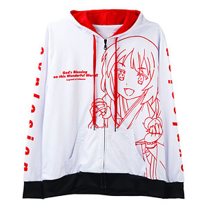 映画 この素晴らしい世界に祝福を！紅伝説 フルグラフィックパーカー/ユニセックス S