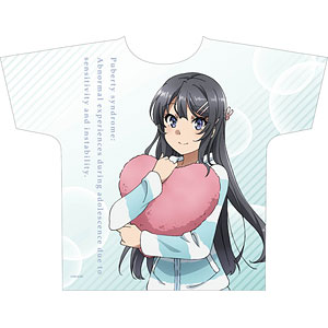 【新品】桜島麻衣 浴衣 フルグラフィックtシャツ アニメ青ブタ フリーsize 青春ブタ野郎はバニーガール先輩の夢を見ない フルグラフィックT