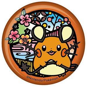 ポケットモンスター 切り絵シリーズ 和紙缶バッジ デデンネA
