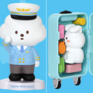 POPMART × FLUFFY HOUSE MR. WHITE CLOUD ミニシリーズ5 フラッフィーエアライン 12個入りBOX
