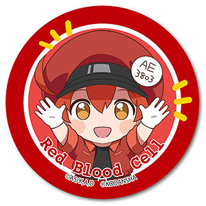 ばんざい缶バッチ はたらく細胞 マクロファージ[ベルハウス]《在庫切れ》