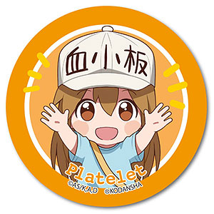 ばんざい缶バッチ はたらく細胞 マクロファージ[ベルハウス]《在庫切れ》