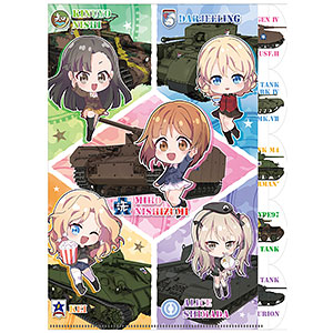 ガールズ＆パンツァー 最終章 ダイカット5インデックスクリアファイル A