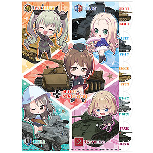 ガールズ＆パンツァー 最終章 ダイカット5インデックスクリアファイル B