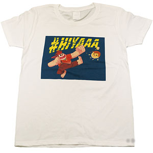 シュガー・ラッシュ オンライン/ #HIYAAA Tシャツ ホワイト レディース サイズL