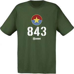 北ベトナム軍 T-54 843号車 Tシャツ (XXL)