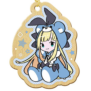 にじさんじ 木製ストラップ(くまver.) 18 葛葉[カナリア]《在庫