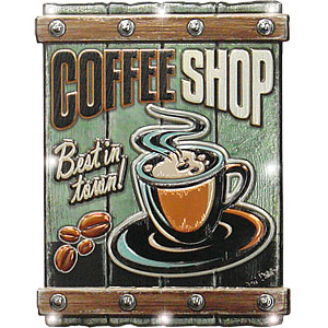 LED アメリカサイン 2 コーヒーショップ