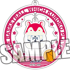 黒子のバスケ チャーム付きアクリルキーホルダー「赤司征十郎」もちもちハムスターコレクションVer.